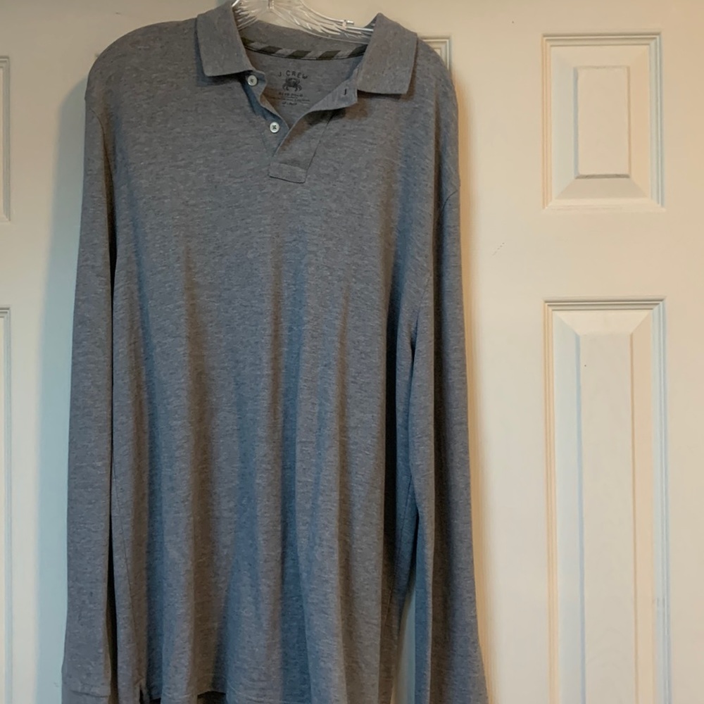 J Crew long‎ sleeve polo.